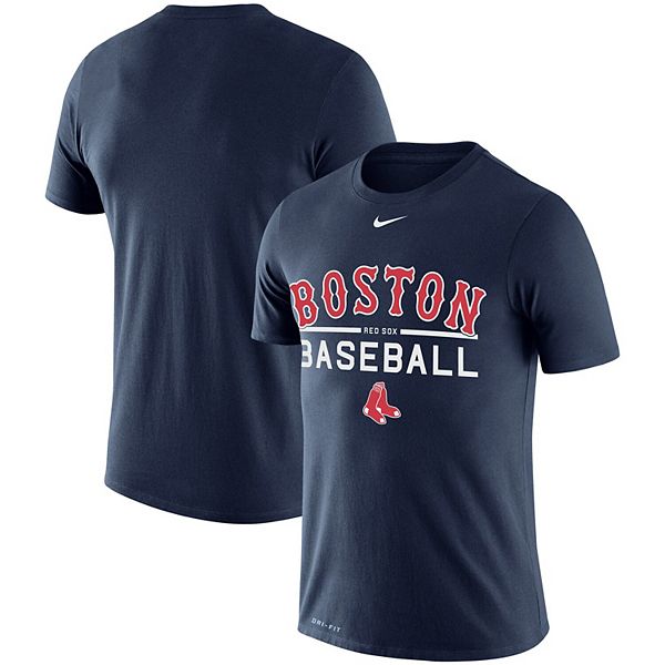 Men's Nike Navy Boston Red Sox Practice Performance City T-Shirt