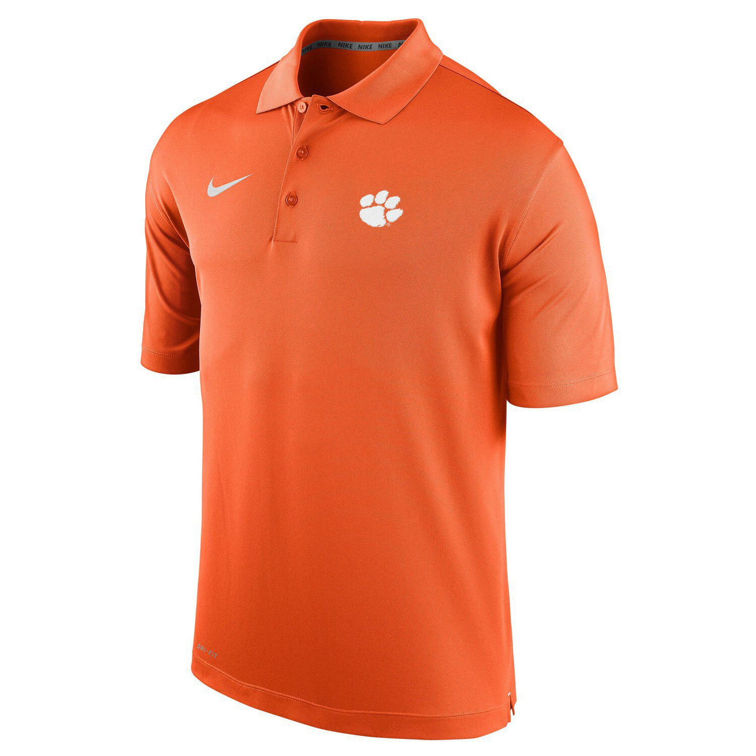 clemson dri fit polo