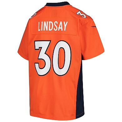 Phillip Lindsay Denver Broncos Nike Youth Game Jersey - Orange