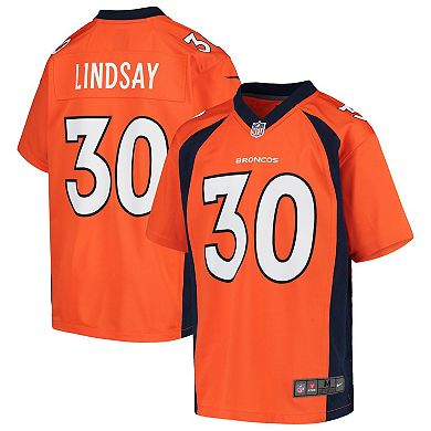 Phillip Lindsay Denver Broncos Nike Youth Game Jersey - Orange