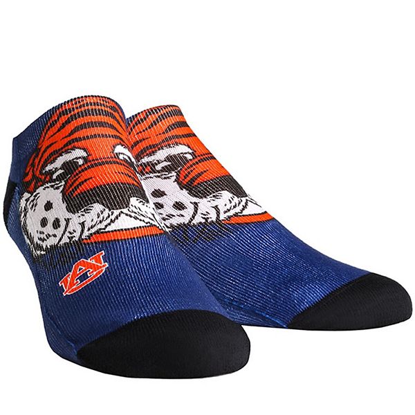 Men's Rock Em Socks Auburn Tigers Mascot Low Ankle Socks