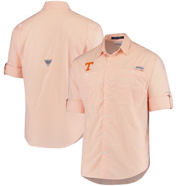 Men's Columbia White Tennessee Volunteers PFG Tamiami Shirt