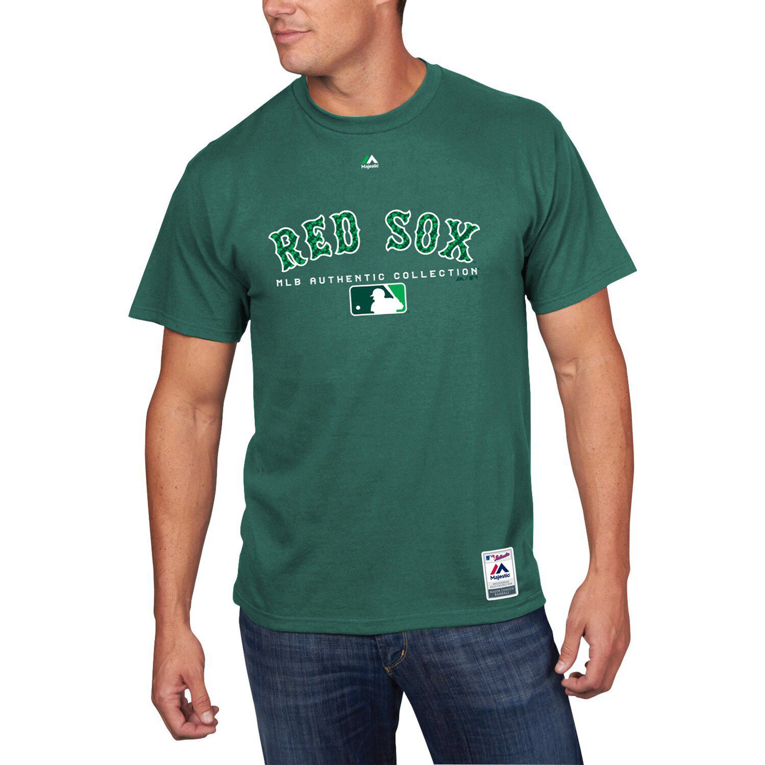 green boston red sox shirt