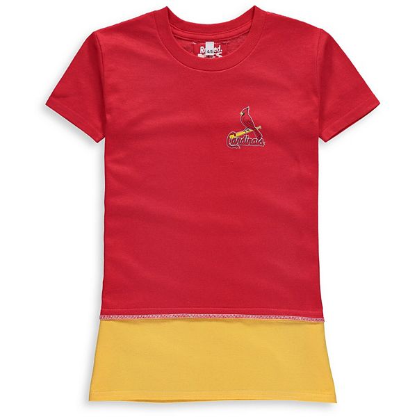 Refried Apparel Red St. Louis Cardinals Cropped T-Shirt