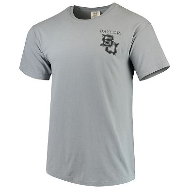 Men's Gray Baylor Bears Team Comfort Colors Campus Scenery T-Shirt