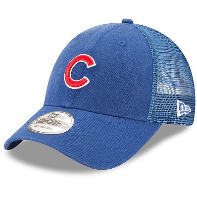 Men's New Era Royal Chicago Cubs Trucker 9FORTY Adjustable Snapback Hat