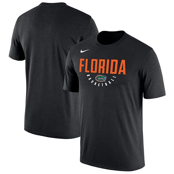 Men's Nike Black Florida Gators Basketball School Name Performance T-Shirt