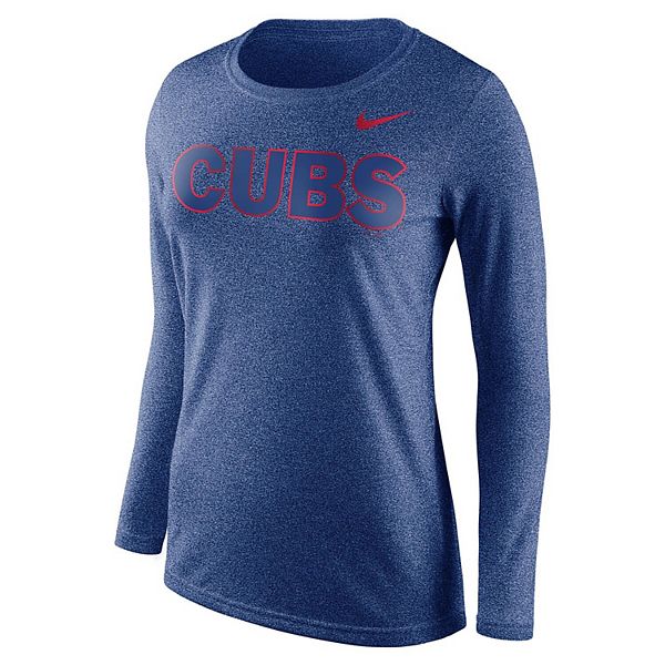 chicago cubs women's long sleeve shirt