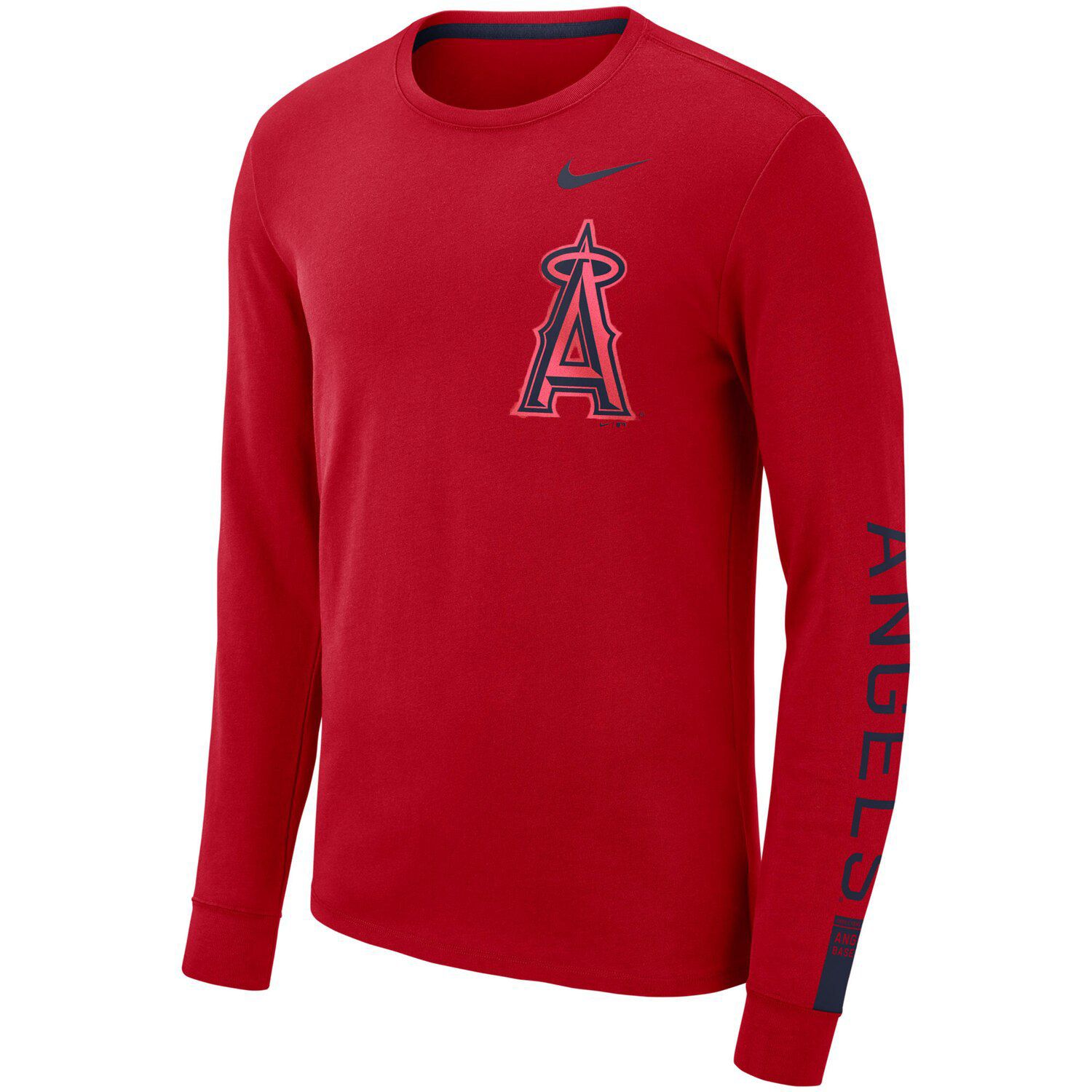 men's nike red long sleeve shirt