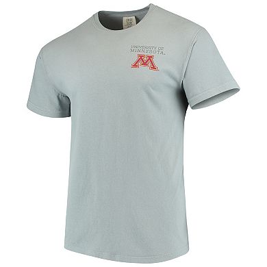 Men's Gray Minnesota Golden Gophers Team Comfort Colors Campus Scenery T-Shirt