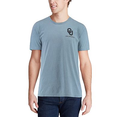 Men's Blue Oklahoma Sooners State Scenery Comfort Colors T-Shirt