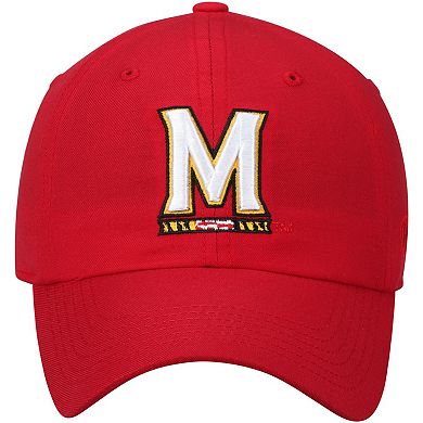 Men's Top of the World Red Maryland Terrapins Primary Logo Staple Adjustable Hat