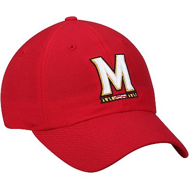 Men's Top of the World Red Maryland Terrapins Primary Logo Staple Adjustable Hat