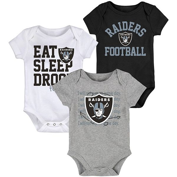 Oakland raiders onesie for hot sale adults