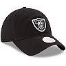Women's New Era Black Oakland Raiders Core Classic Primary 9TWENTY Adjustable Hat