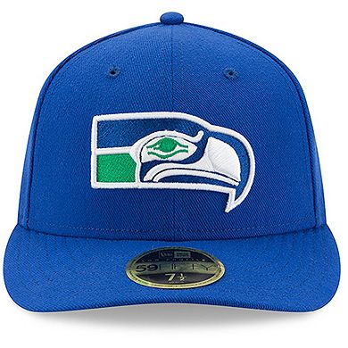 Men's New Era Royal Seattle Seahawks Omaha Low Profile 59FIFTY Structured Hat