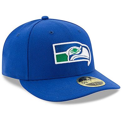 Men's New Era Royal Seattle Seahawks Omaha Low Profile 59FIFTY Structured Hat