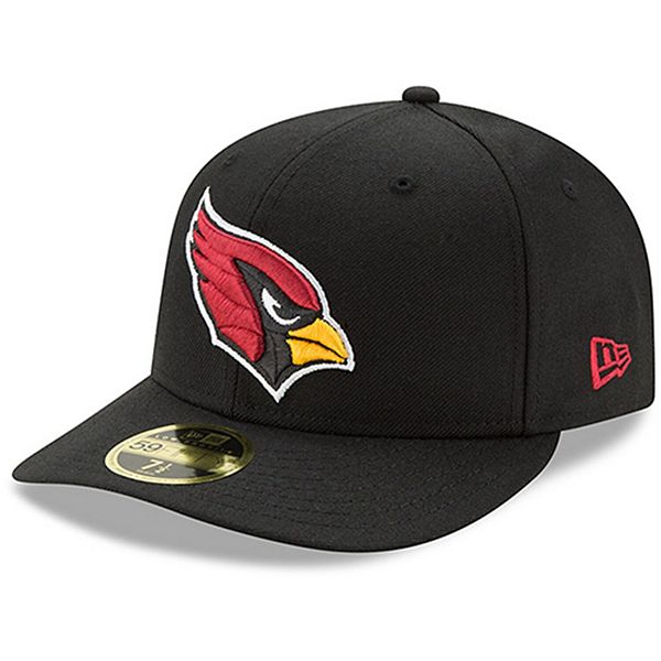 New Era Men's Black Arizona Cardinals Omaha Low Profile 59FIFTY Fitted Hat