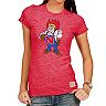 Women's Original Retro Brand Heathered Scarlet Nebraska ...