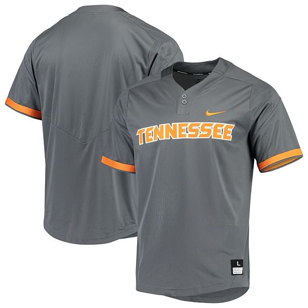 Tennessee Volunteers Nike Pinstripe Replica Full-Button Baseball Jersey -  White/Gray