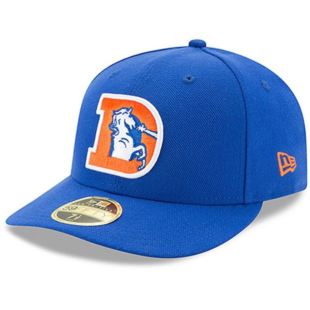 Men's New Era White Denver Broncos Omaha 59FIFTY Fitted Hat