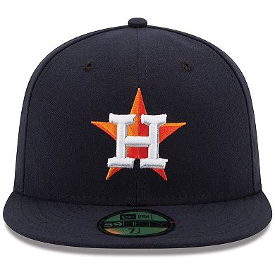 Men's New Era Navy Houston Astros Home Authentic Collection On Field 59FIFTY Performance Fitted Hat