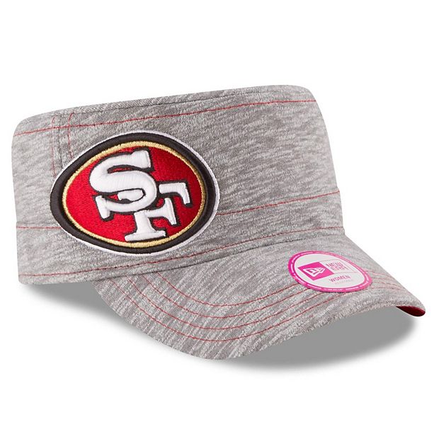 Women's New Era Gray San Francisco 49ers Team Mist Military Adjustable Hat