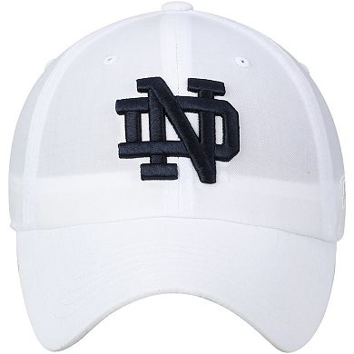 Men's Top of the World White Notre Dame Fighting Irish Staple Adjustable Hat