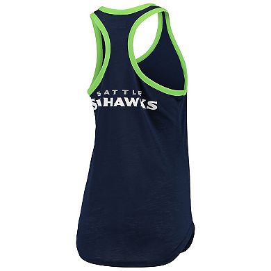 Women's G-III 4Her by Carl Banks College Navy Seattle Seahawks Tater Tank Top