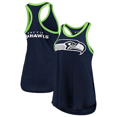 Women's G-III 4Her by Carl Banks College Navy Seattle Seahawks Tater Tank Top