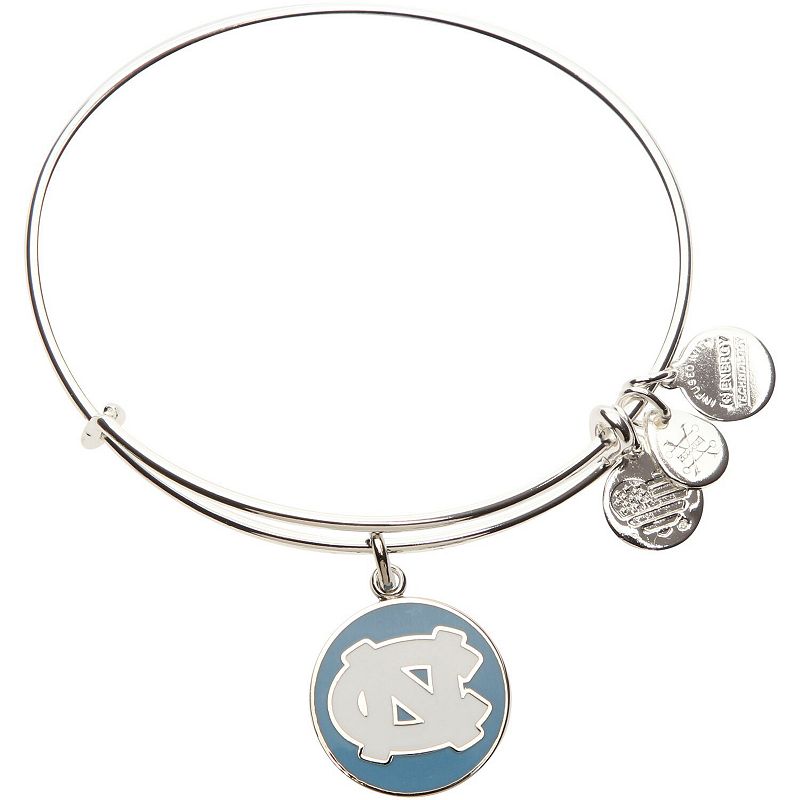 UPC 886787155252 product image for Women's Alex & Ani North Carolina Tar Heels Enamel Stack Bracelet, Silver | upcitemdb.com