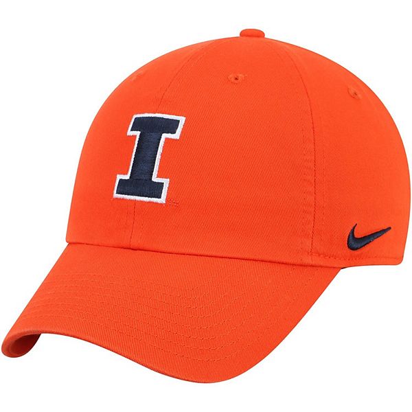 Men's Nike Orange Illinois Fighting Illini Heritage 86 Adjustable Hat