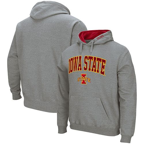 IOWA STATE CYCLONES KIDS TODDLERS GREY EMBROIDERED HOODED SWEATSHIRT NEW