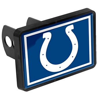 Indianapolis Colts Logo 1.25" x 2" Universal Plastic Hitch Cover