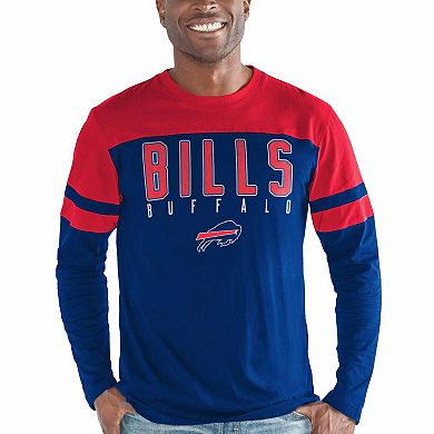 Men's Hands High Royal/Red Buffalo Bills Lifestyle Playoff Long Sleeve T-Shirt