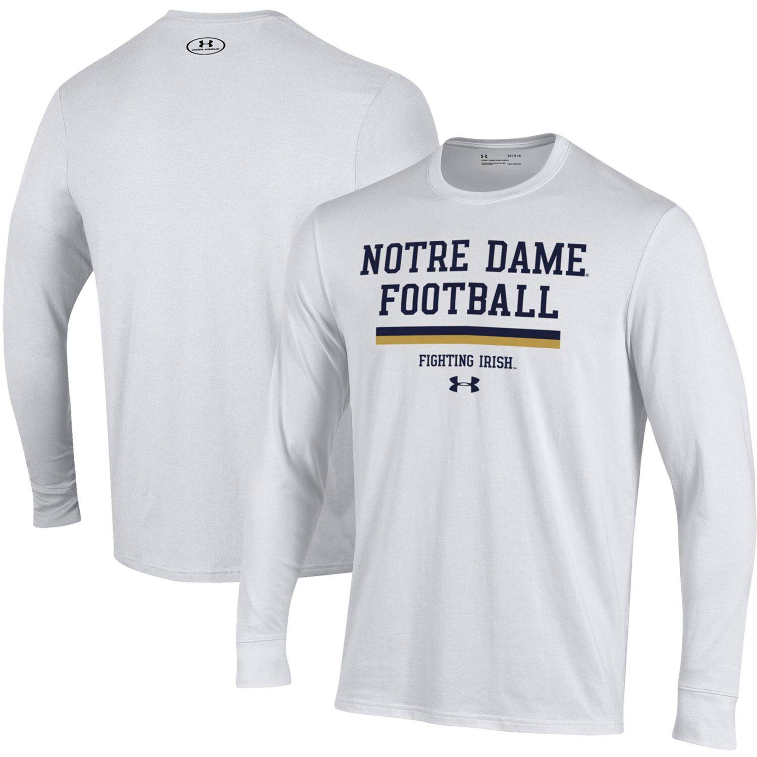 notre dame under armour long sleeve