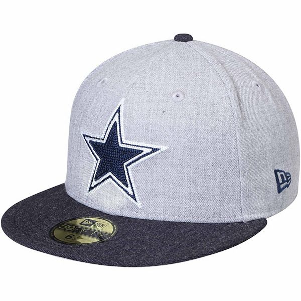 Dallas Cowboys Sharktooth White/Navy Snapback - Mitchell & Ness