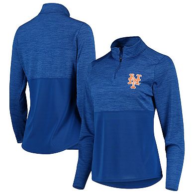 Women's Fanatics Branded Royal New York Mets Quarter-Zip Pullover Jacket