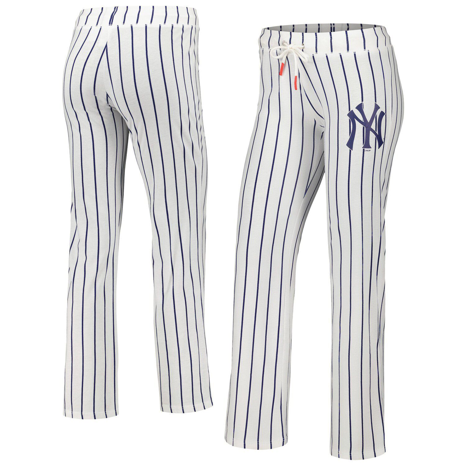 New York Yankees Concepts Sport Women's Reel Pinstripe Sleep Shorts - White