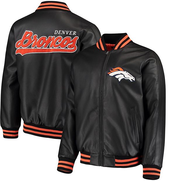 G-III Carl Banks Denver Broncos Leather Jacket