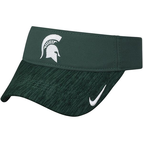 Men S Nike Green Michigan State Spartans 18 Sideline Aerobill Performance Visor