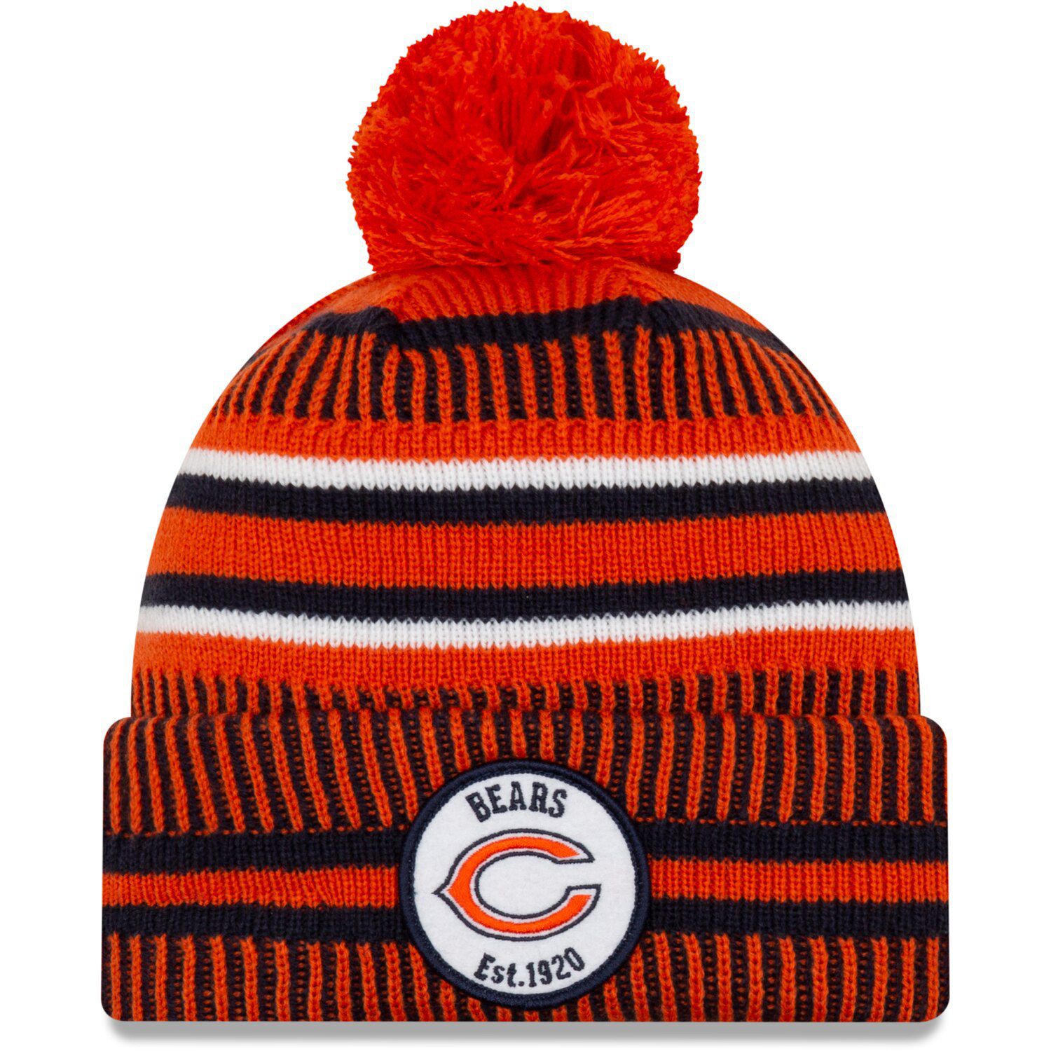 bears sideline knit hat