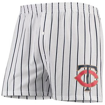 Men's Concepts Sport White Minnesota Twins Vigor Boxer Shorts