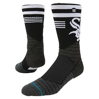 Men's Stance Black Chicago White Sox Diamond Pro Crew Socks