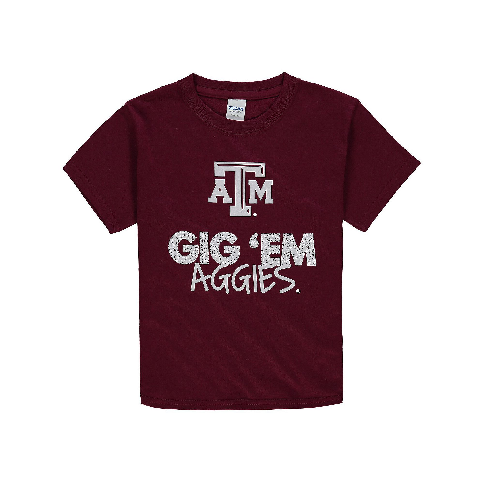 Youth Maroon Texas A&M Aggies Crew Neck T-Shirt, Boys, Size: YTH Medium, R