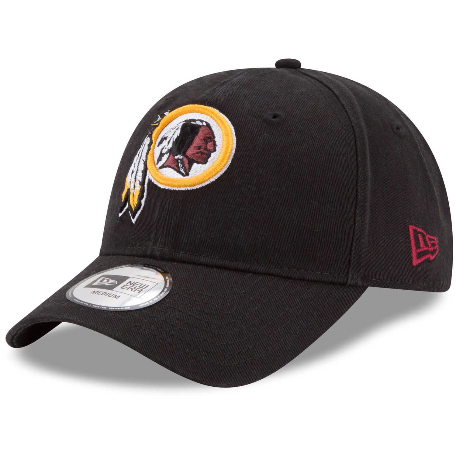 all black redskins hat