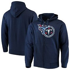 NFL Team Apparel Youth Tennessee Titans Primary Logo Grey Hoodie