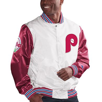 Men's Starter White Philadelphia Phillies The Legend Jacket