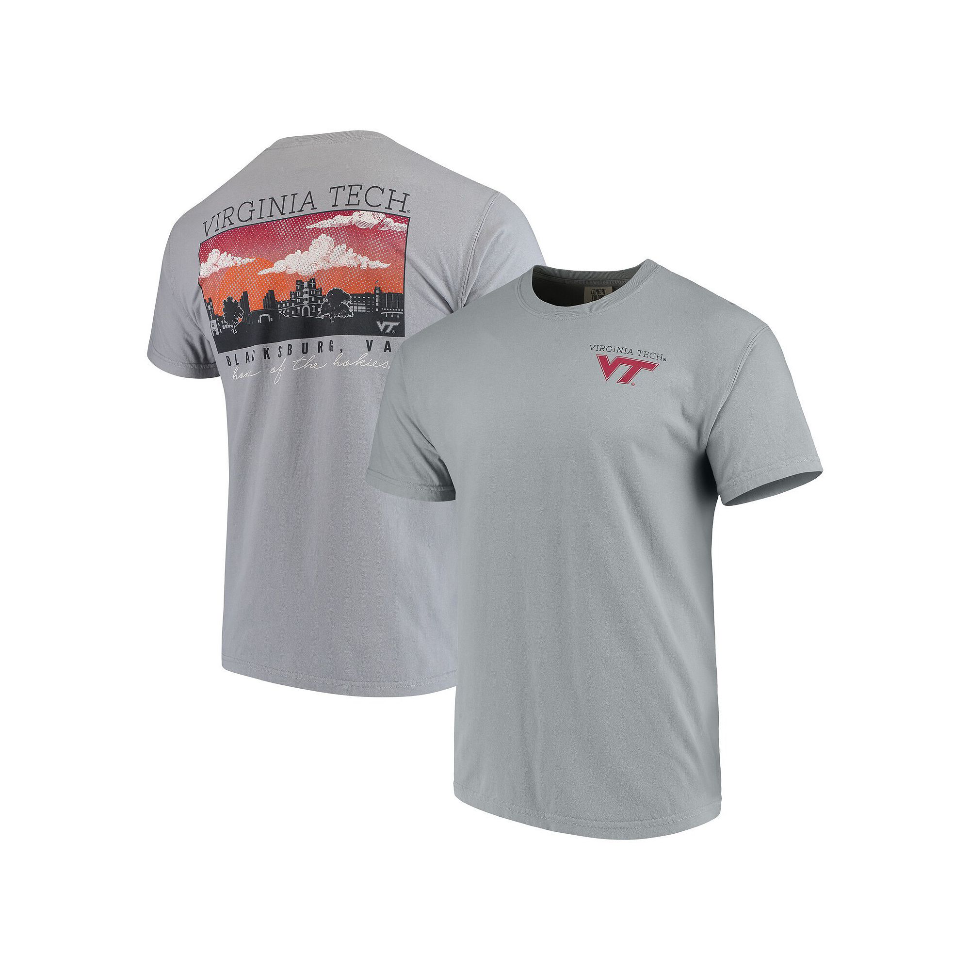 75936256 Mens Gray Virginia Tech Hokies Team Comfort Colors sku 75936256