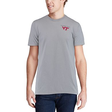 Men's Gray Virginia Tech Hokies Team Comfort Colors Campus Scenery T-Shirt